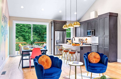 Leicester House | Vibrant Asheville: Hot Tub, Sauna, Games