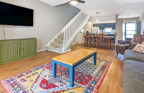 Ocean Ridge Cabin | Vibrant, Waterfront Home with Free WiFi, Full Kitchen, Gas Grill, & A/C