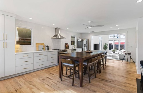 McFerrin Park House | Walk to Restaurants - Outdoor Patio with Grill & Fit Pit, 1 Mile to Stadium & Downtown