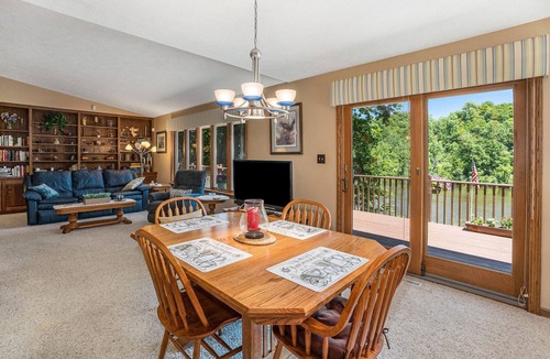 Buchanan House | Waterfront 1 mile from Red Bud Track-N-Trail, Wineries and Wooded Privacy