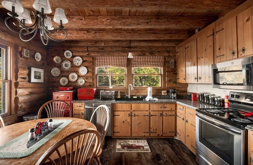 Paw Paw Cabin | Waterfront cabin w/workspace & BBQ grill