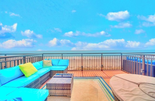 Myrtle Beach Condo | WOW Modern Direct Oceanfront Sundeck balcony Terrance condo. STUNNING
