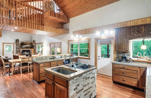 Cosby Cabin | ZEN MountainRetreatVilla Hot Tub FirePit Fenced Yard Dog-Centric EVCharger Games