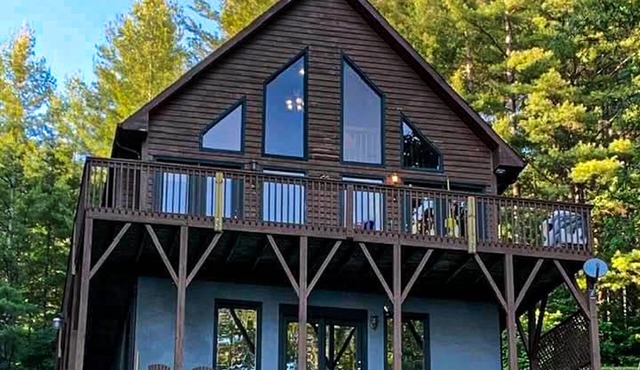 3BR Cabin w/Long-Range Views, Foosball & Decks | Near Grayson Highlands