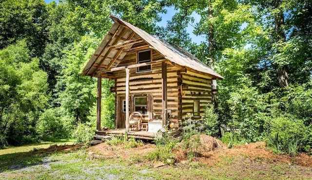 Authentic Pioneer Cabin on an Organic Farm near Talking Rock, Georgia
