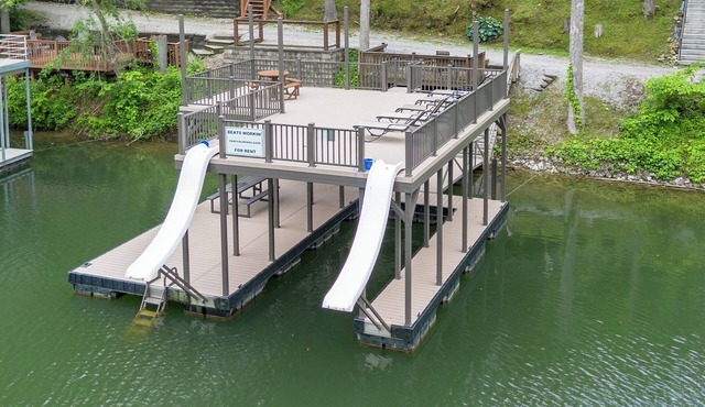 Beats Workin' Norris Lakefront, 2-Story Dock, 2 Slides, No-Wake Cove