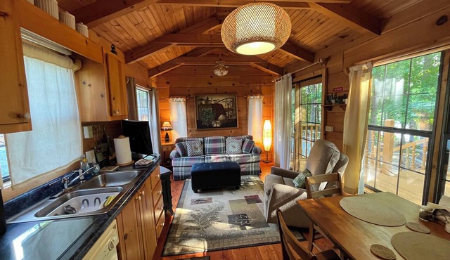Blondie's Cabin on the Lake with Hot Tub & Private Dock in Fair Play