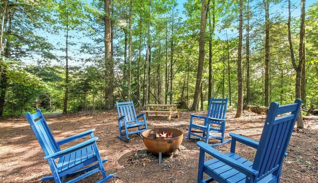 Blue Ridge Parkway/Off-Grid Cabin/Glamping/Turkey Hop Cabin in Laurel Springs