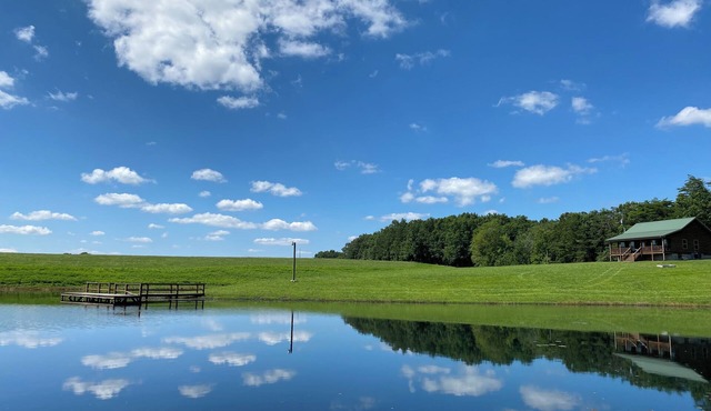 Cabin with private pond. A peaceful escape