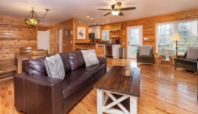 Cozy Mountain Cabin Nestled on 3.5 Acres - Multi-Tier Deck, Creek Access!