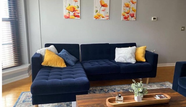 Downtown: Lovely 2-BD Condo with 1Free Garage Parking Space under Building in Syracuse