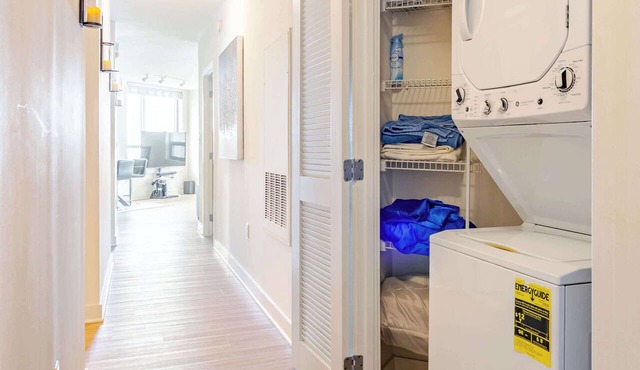 Downtown Silver Spring 2BR Skyline Balcony Suite Walkable to DC Metro Luxepad in Silver Spring