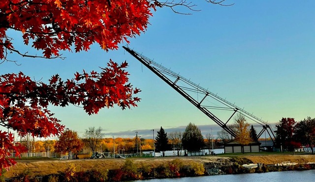 Experience fall along the beautiful Chippewa River in Cornell