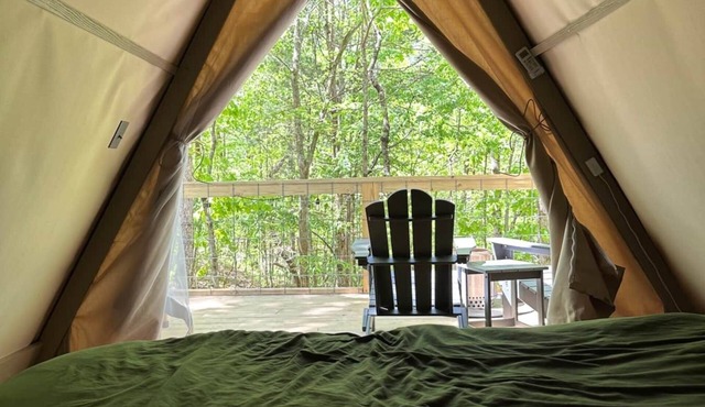 G-2 Glamp in Bohamia - 268 Acre Forest Retreat in Talladega County