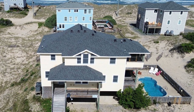 Horseplay | 5BR Carova Beach 4x4 OBX | Pool, Hot Tub & Game Room | Sleeps 12