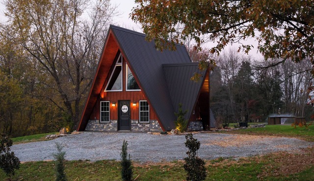 Hot Tub, Fire Pit, On-Site Pond: Cozy Kenton Cabin