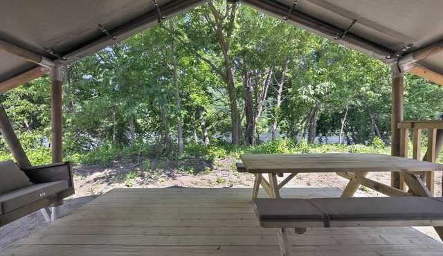 Luxury Safari Tent on the New River
