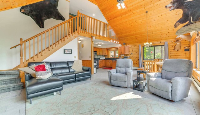 Michigan Cabin w/On-site Pond & Deck in Mio