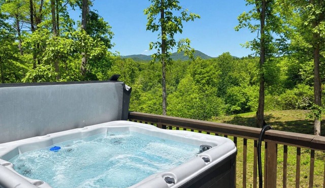 Modern Cabin w/Hot Tub Near Dahlonega Wineries