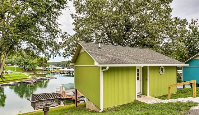 NEW! Lakefront Escape w/ Deck & Boat Dock/Slip!