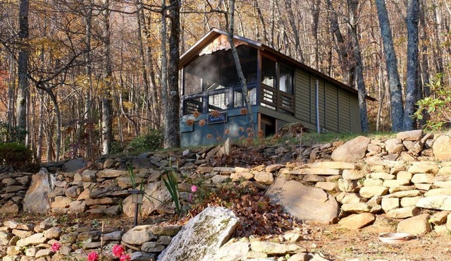 Peaceful Eclectic Mountain Cabin with Screened Porch Near Black Mountain | Black Mountain, NC