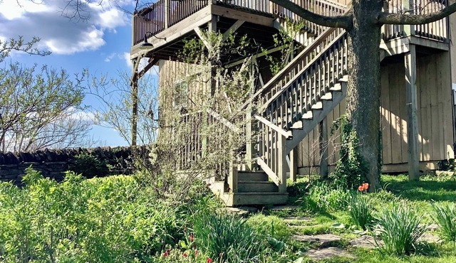 Peaceful, historic 3-bedroom barn loft on a horse and flower farm in Paris.