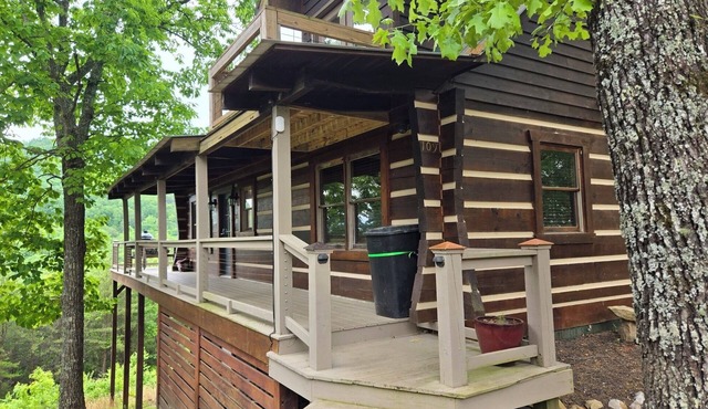Perched on top with crazy views of Cherokee Mountain