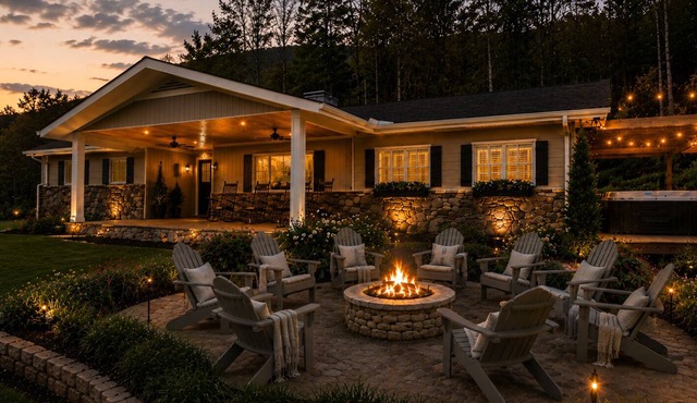 Private 12-Acre Mountain Retreat - Hot Tub, Pond & Creek minutes from Asheville