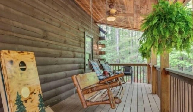 Private LogHome/HotTub/Lake Lure/pet