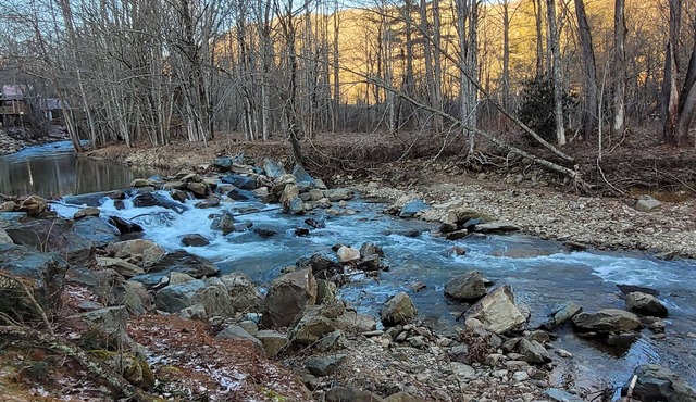 Relaxing 2 bedroom river side home. Home located in Banner Elk, NC