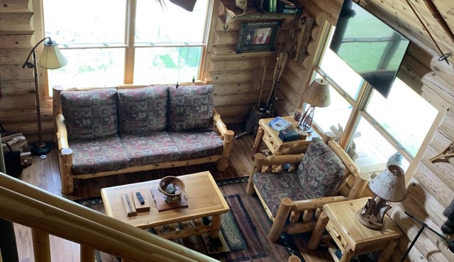 Remote log lodge in the Huron Mountain foothills. in Ishpeming