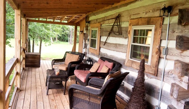 Rustic Log Cabin near South Boston, Virginia in Halifax