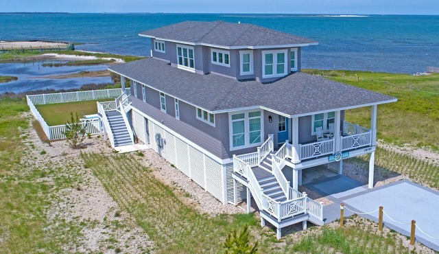 Semi-Soundfront Home with Private Pool, Hot Tub, Elevator, and Home Theater