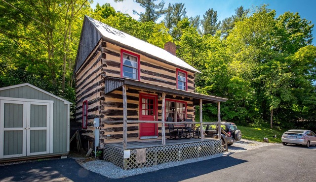 Stay in a 200 Year Old Log Cabin with Modern Conveniences