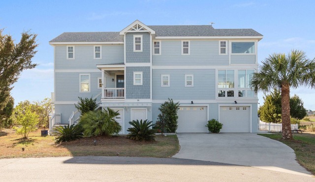 Stunning Harbor Island Home, Ocean Views, Golf Cart, Walk to Beach & Resort Amenities Included!
