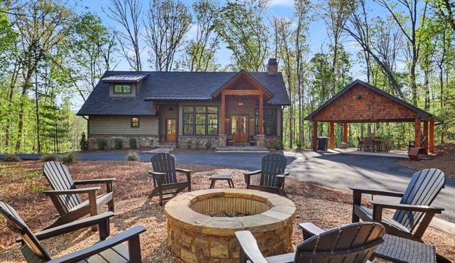 The Lake Escape-Where Fire-pit Meets Hot-tub