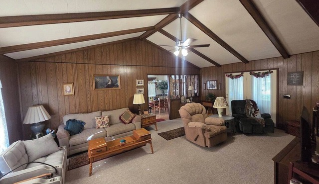 This cozy 3 bed 2 bath house will remind you of a weekend at Grandmother's.