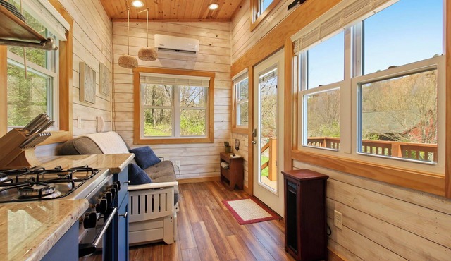 "Tiny Home Paradise by the New River in Todd, NC"