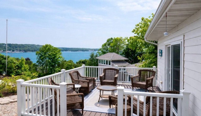 Walkable Egg Harbor Retreat with Water Views in Egg Harbor