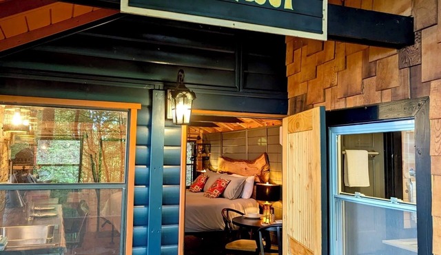 Welcome to Black Mountain Stomping Ground's The Lookout. king bed/Views