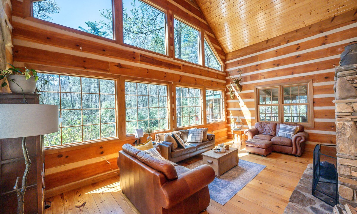 Brevard Cabin | Peaceful, cozy, & private cabin w/streams, waterfalls, & Wi-Fi! Pets OK!