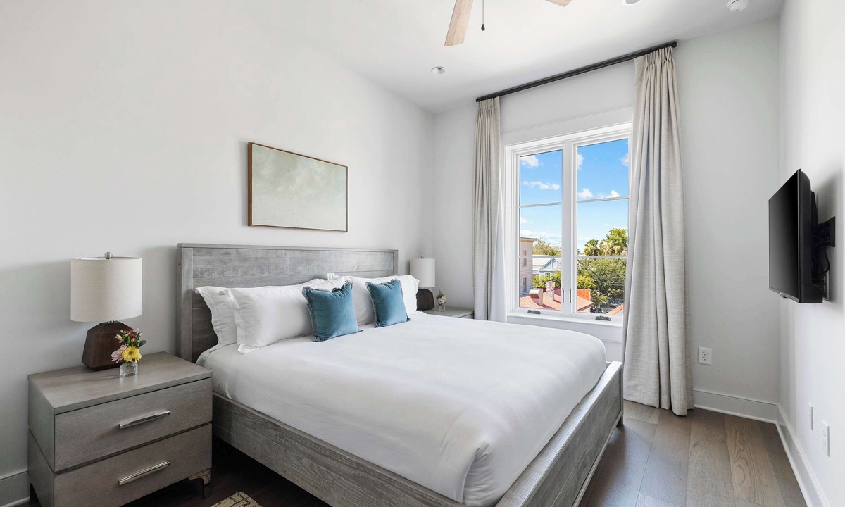 Cannonborough Elliotborough Condo | Fire Tower | Bright King Suite + Private Balcony