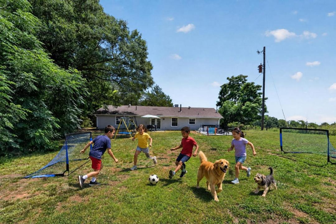 Watkinsville House | King Beds, Hot Tub, Massage Chair, Fire Pit, Big Yard