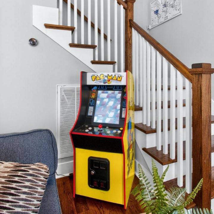 North Nashville House | Speakeasy Game Room, Hot Tub, Fire Pit, King Bed - Close to Downtown