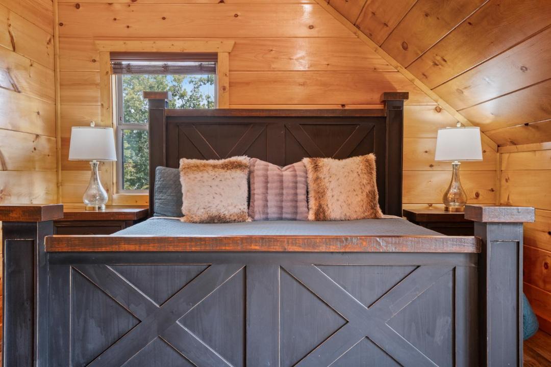 Sevierville House | 200 Pines- Scenic Log Retreat, Hot Tub, Indoor Pool & Dogs OK