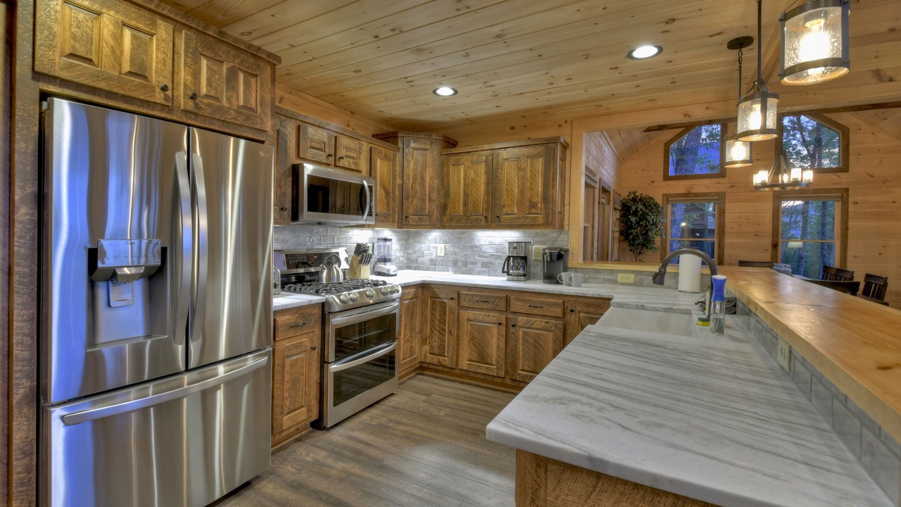 Photo of Kitchen in Cherry Log