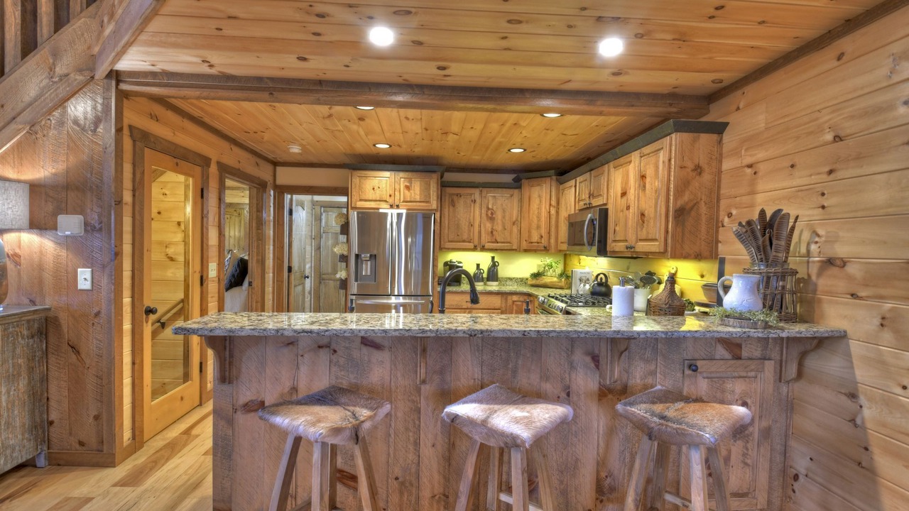Photo of Kitchen in Cherry Log