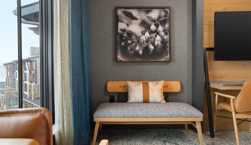 Room, 1 King Bed, Mountain View (Hearing)