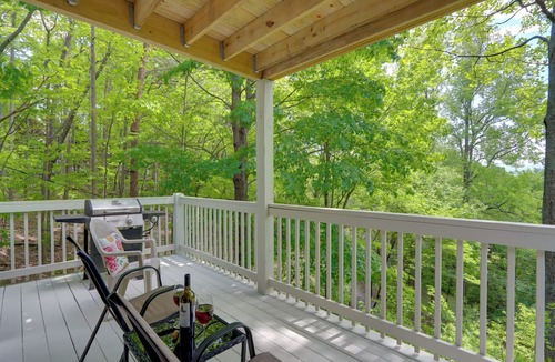 Blue Ridge Cottage | Blue Ridge Getaway w/Hot Tub & Seasonal View!