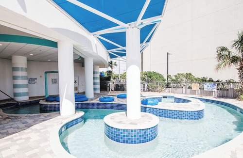 Downtown Myrtle Beach Condo | Watch dolphins from balcony - 10 people - access to everything! 3bd/3bth